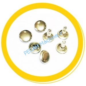 میخ پرچ زیر و رو میانه طلایی (100 عددی)